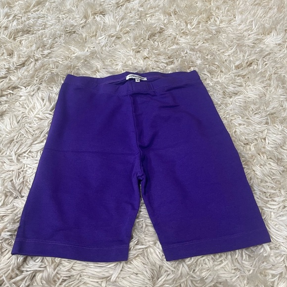 Cotton Citizen Purple Shorts - Picture 1 of 5